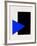 Black Rectangle, Blue Triangle, c.1915-Kasimir Malevich-Framed Serigraph