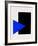 Black Rectangle, Blue Triangle, c.1915-Kasimir Malevich-Framed Serigraph