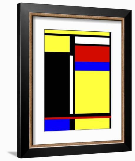 Black Rectangle No.1-Diana Ong-Framed Giclee Print