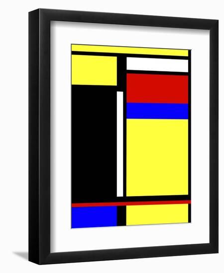 Black Rectangle No.1-Diana Ong-Framed Giclee Print