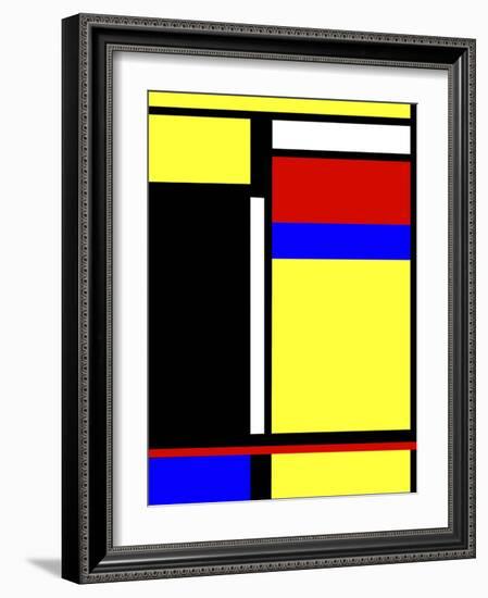 Black Rectangle No.1-Diana Ong-Framed Giclee Print