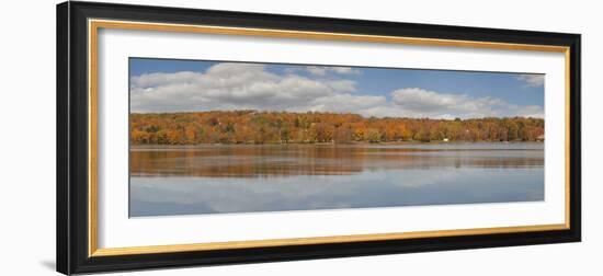 Black River Panorama, Wakefield, MI '11-Monte Nagler-Framed Photographic Print