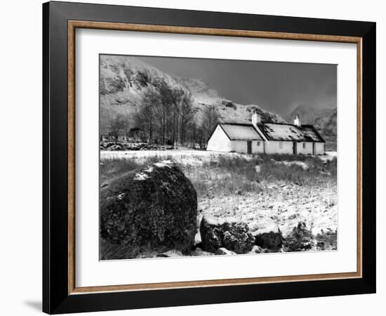 Black Rock Cottage, Glencoe, Scotland, UK-Nadia Isakova-Framed Photographic Print