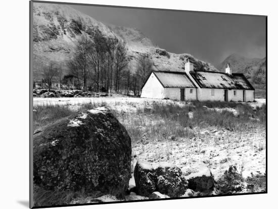 Black Rock Cottage, Glencoe, Scotland, UK-Nadia Isakova-Mounted Photographic Print