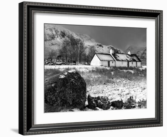 Black Rock Cottage, Glencoe, Scotland, UK-Nadia Isakova-Framed Photographic Print