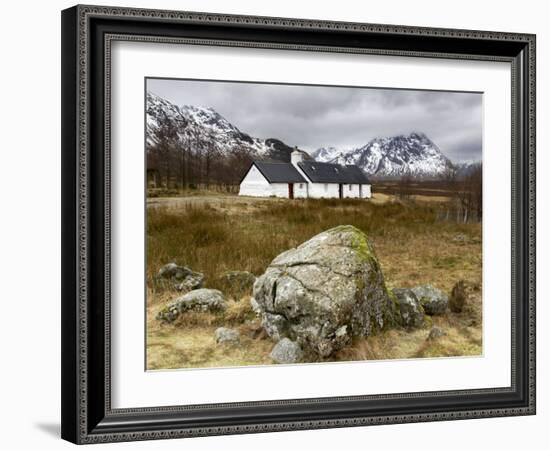 Black Rock Cottage, Glencoe, Scotland, UK-Nadia Isakova-Framed Photographic Print