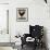 Black Rooster 2-Diane Stimson-Framed Art Print displayed on a wall