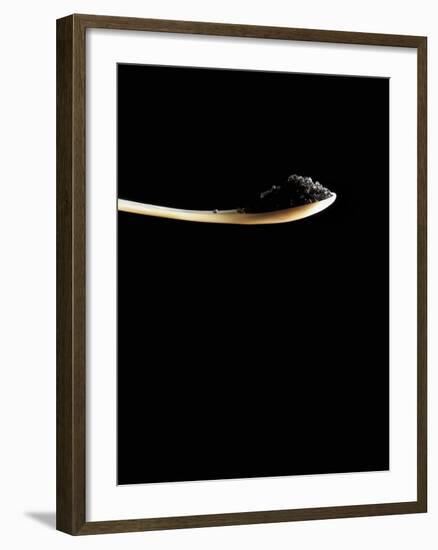 Black Salt on Spoon-Joerg Lehmann-Framed Photographic Print