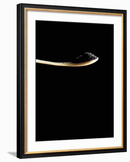 Black Salt on Spoon-Joerg Lehmann-Framed Photographic Print
