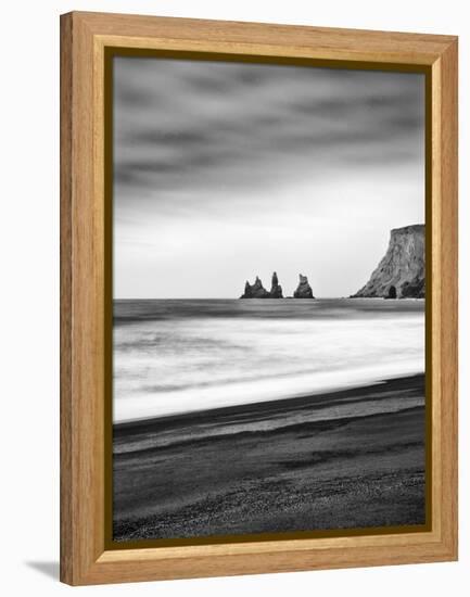 Black Sand Beach at Vik, Iceland-Nadia Isakova-Framed Premier Image Canvas