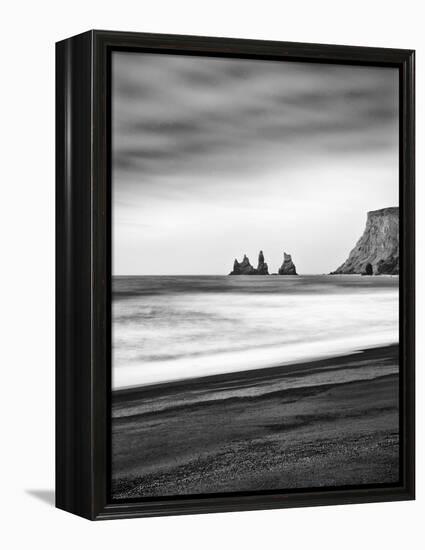 Black Sand Beach at Vik, Iceland-Nadia Isakova-Framed Premier Image Canvas