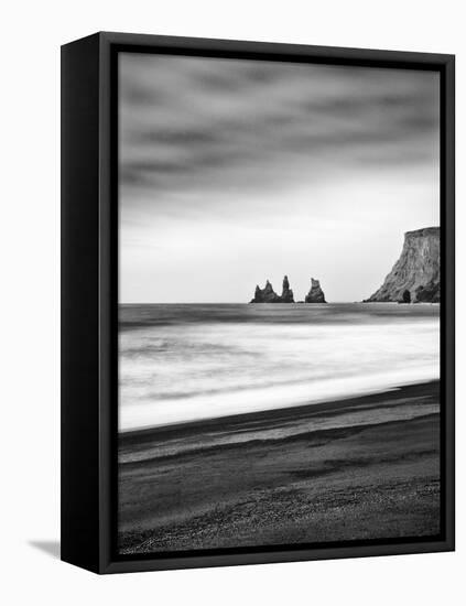 Black Sand Beach at Vik, Iceland-Nadia Isakova-Framed Premier Image Canvas