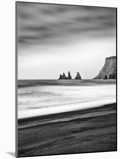 Black Sand Beach at Vik, Iceland-Nadia Isakova-Mounted Photographic Print