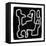 Black Scribble 2-Sharyn Bursic-Framed Premier Image Canvas