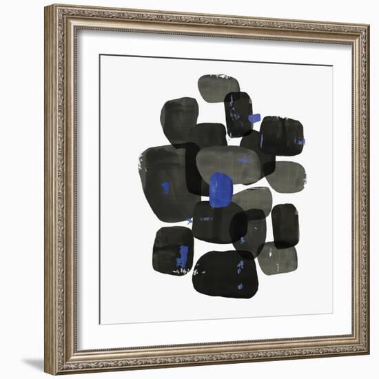 Black Shapes-PI Studio-Framed Art Print