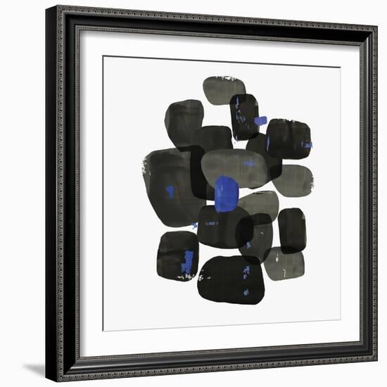 Black Shapes-PI Studio-Framed Art Print