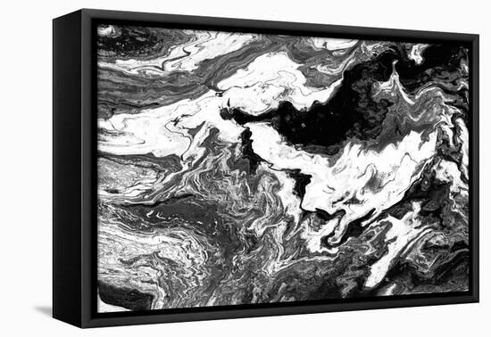 Black Soaring High-M Mercado-Framed Stretched Canvas