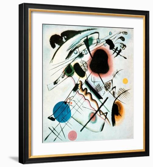 Black Spot, 1921-Wassily Kandinsky-Framed Giclee Print