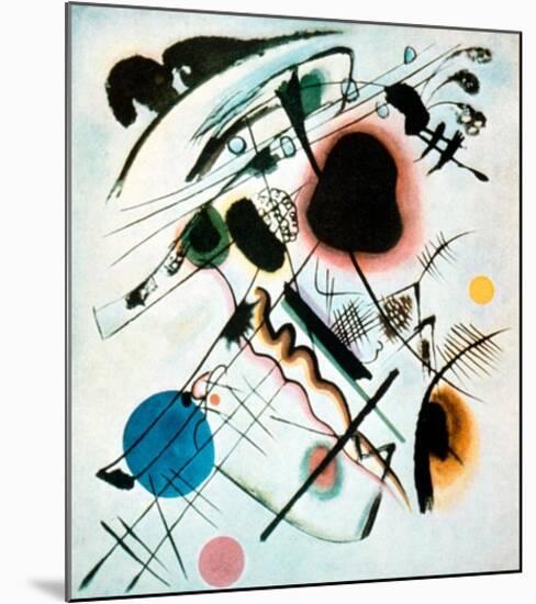 Black Spot, 1921-Wassily Kandinsky-Mounted Giclee Print