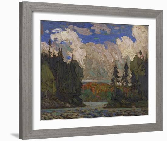 Black Spruce in Autumn-Tom Thomson-Framed Giclee Print