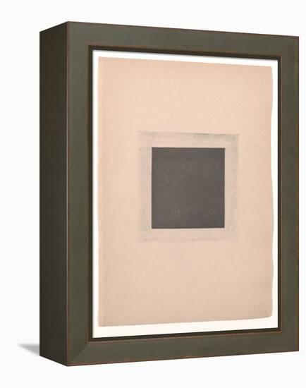 Black Square for from Cubism and Futurism to Suprematism: A New Realism in Painting , 1916 (Letterp-Kazimir Severinovich Malevich-Framed Premier Image Canvas