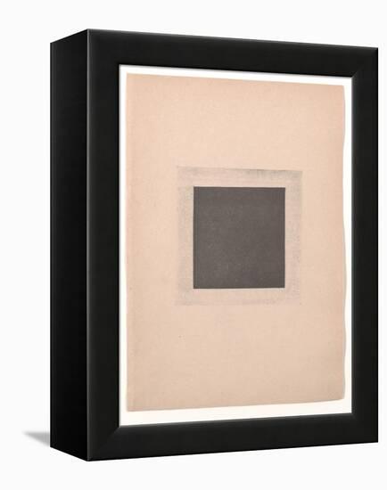 Black Square for from Cubism and Futurism to Suprematism: A New Realism in Painting , 1916 (Letterp-Kazimir Severinovich Malevich-Framed Premier Image Canvas