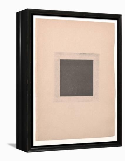Black Square for from Cubism and Futurism to Suprematism: A New Realism in Painting , 1916 (Letterp-Kazimir Severinovich Malevich-Framed Premier Image Canvas