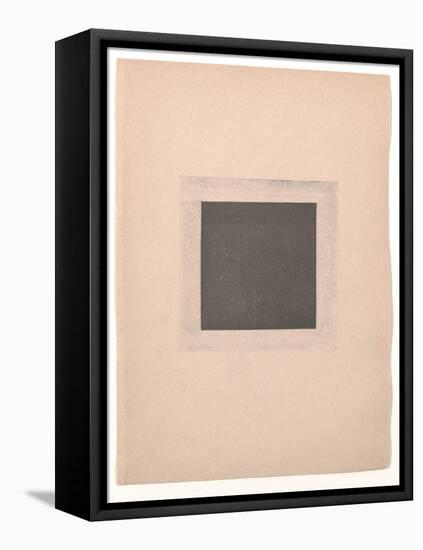 Black Square for from Cubism and Futurism to Suprematism: A New Realism in Painting , 1916 (Letterp-Kazimir Severinovich Malevich-Framed Premier Image Canvas