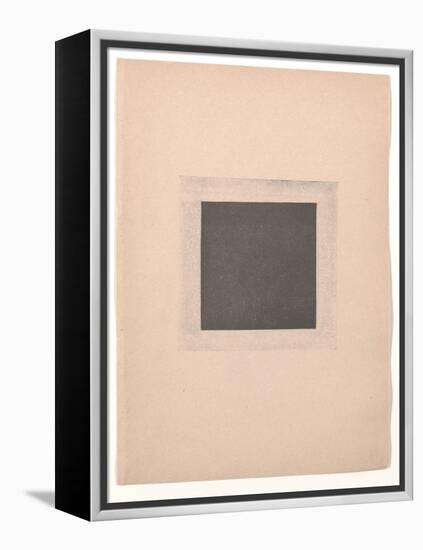 Black Square for from Cubism and Futurism to Suprematism: A New Realism in Painting , 1916 (Letterp-Kazimir Severinovich Malevich-Framed Premier Image Canvas