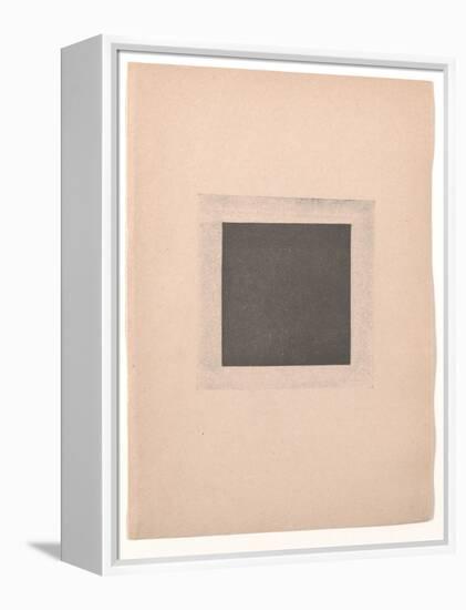 Black Square for from Cubism and Futurism to Suprematism: A New Realism in Painting , 1916 (Letterp-Kazimir Severinovich Malevich-Framed Premier Image Canvas