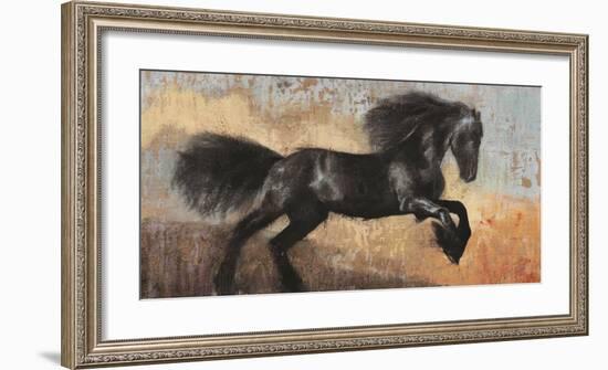 Black Stallion-Dario Moschetta-Framed Art Print