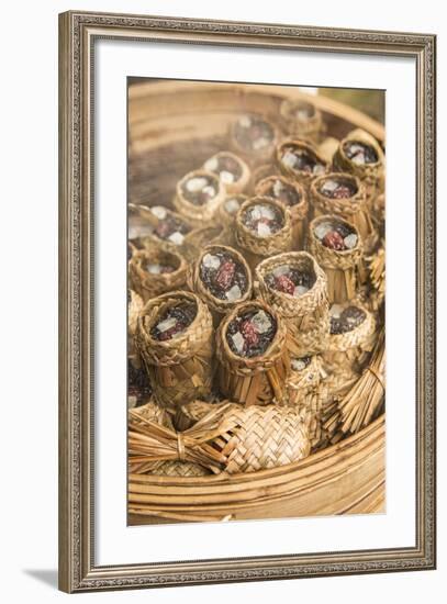 Black Sticky Rice, Qibao, Shanghai, China-Jon Arnold-Framed Photographic Print