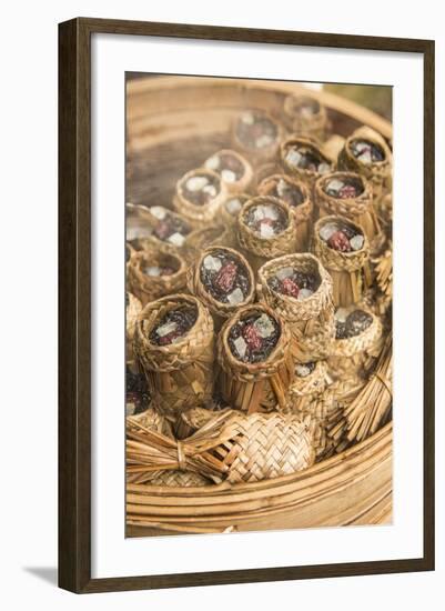 Black Sticky Rice, Qibao, Shanghai, China-Jon Arnold-Framed Photographic Print