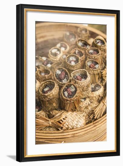 Black Sticky Rice, Qibao, Shanghai, China-Jon Arnold-Framed Photographic Print