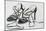 Black Strappy Shoes, 1997-Alan Byrne-Mounted Giclee Print