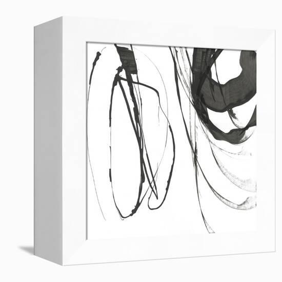 Black Streaks I-PI Studio-Framed Stretched Canvas
