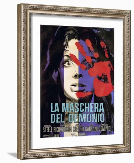 Black Sunday, (aka La Maschera Del Demonio), Barbara Steele, 1960-null-Framed Art Print