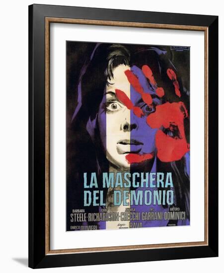 Black Sunday, (aka La Maschera Del Demonio), Barbara Steele, 1960-null-Framed Art Print