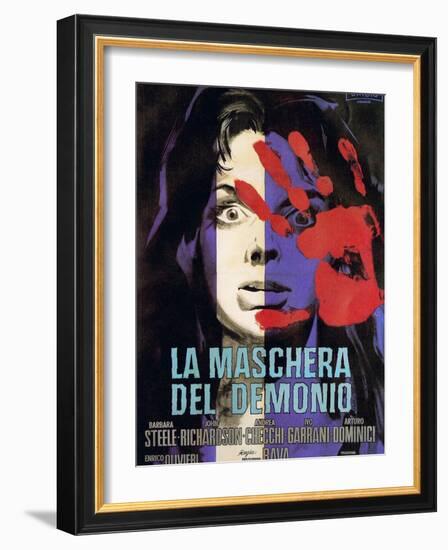 Black Sunday, (aka La Maschera Del Demonio), Barbara Steele, 1960-null-Framed Art Print