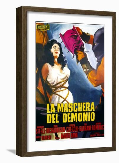 Black Sunday, (aka 'La Maschera Del Demonio', the Original Italian Title), 1960-null-Framed Premium Giclee Print