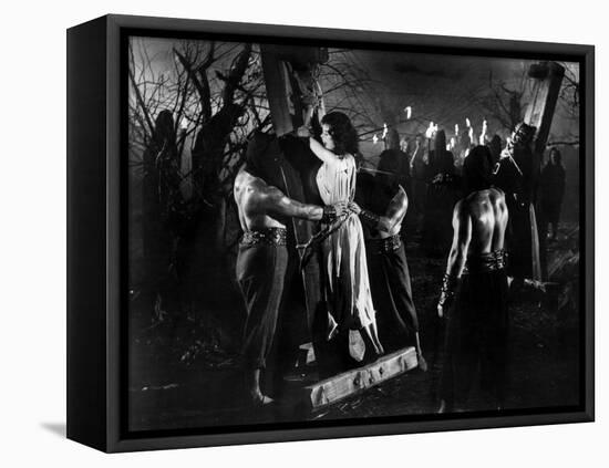 Black Sunday, Barbara Steele, 1960-null-Framed Stretched Canvas