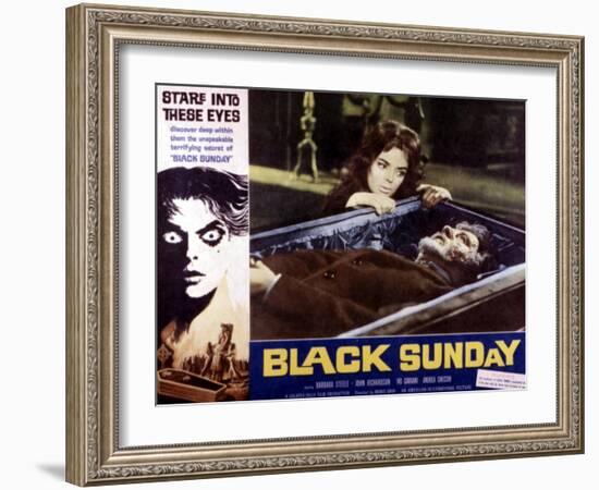 Black Sunday, Barbara Steele, 1961-null-Framed Art Print