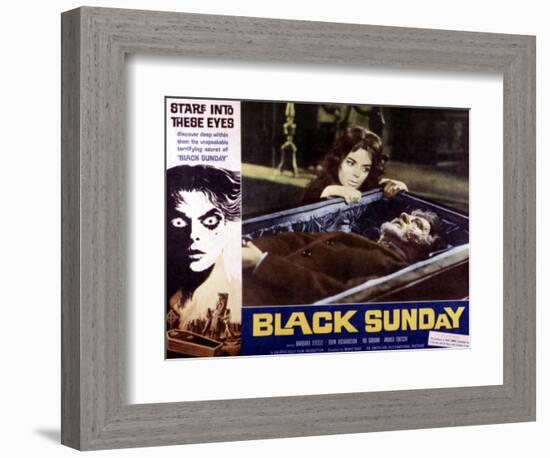 Black Sunday, Barbara Steele, 1961-null-Framed Premium Giclee Print