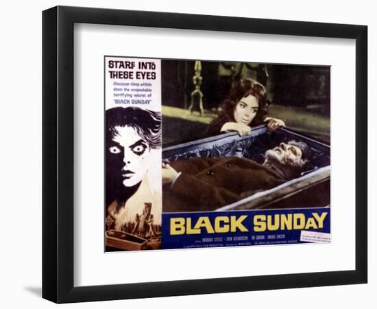 Black Sunday, Barbara Steele, 1961-null-Framed Premium Giclee Print