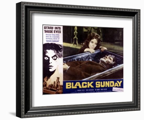 Black Sunday, Barbara Steele, 1961-null-Framed Premium Giclee Print