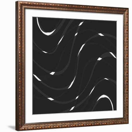 Black Surface I, c.2006-Ernesto Riga-Framed Serigraph