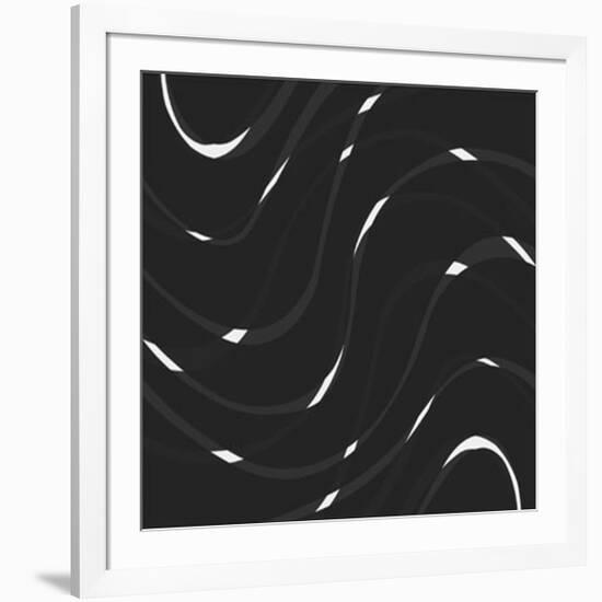 Black Surface I, c.2006-Ernesto Riga-Framed Serigraph