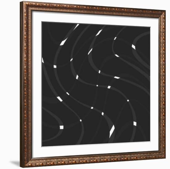 Black Surface II, c.2006-Ernesto Riga-Framed Serigraph