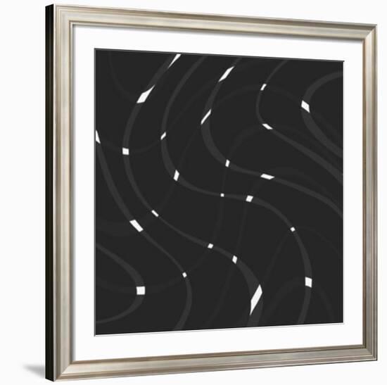 Black Surface II, c.2006-Ernesto Riga-Framed Serigraph