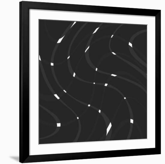 Black Surface II, c.2006-Ernesto Riga-Framed Serigraph